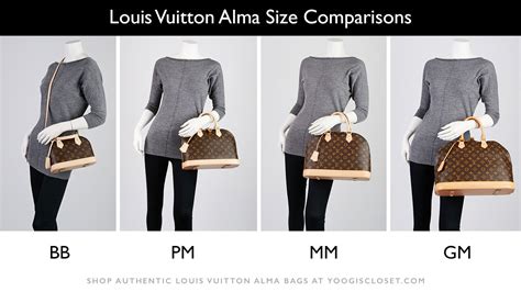 lv alma pm size|louis vuitton alma bb vintage.